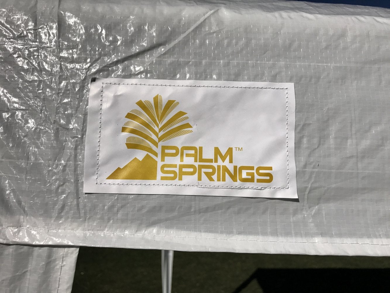 Palm Springs 10 x 30 Foot White Party Tent Gazebo Canopy with Sidewalls