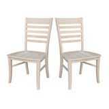 International Concepts Roma Ladder Back Chair, Unfinished IC International Concepts