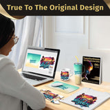 TransOurDream 130g Tru-Sublimation Paper for Inkjet Printers (Vivid, 8.5x11", 30 sheets) Sublimation Heat Transfer Paper for Sublimation Ink ONLY TransOurDream