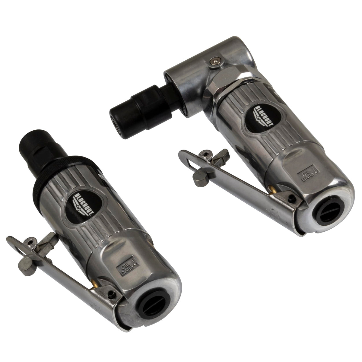 Blackout XP Air Die Grinder Kit with 1/4” Right Angle Grinder and 1/4” Straight Die Grinder Combo Blackout XP