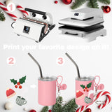 Mini Tumbler Shot Glass with Straw 3 oz Sublimation Shot Glass Tumblers Set Cups Mini Shot Tumbler with Lid and Straw for Hot and Cold Beverages for Wedding Birthday Bachelorette Party Favors (6pack) Tamarac