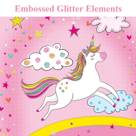 DWIYITTN Unicorn Journal for Girls - Gift for Kids - Diary with Pen & Magnetic Closure, 192 Pages for Writing, 5.3"x7.5" Hardcover Lined Notebook DWIYITTN