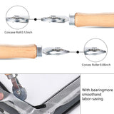 Zxglxinyao Screen Repair Tool, 3 Pcs Window Screen Rolling Tool, Metal/Nylon Window Screen Spline Roller Tool, Screen Roller with Bearing for Install/Repair/Replace Window Screens, with Removal Hook Zxglxinyao