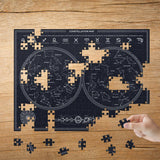 Gift Republic Glow in The Dark Constellation Jigsaw Puzzle 300 pcs 30x40 cm Rectangular Gift Republic