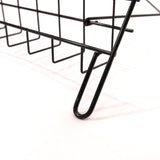 SSWBasics 6-Tier Black Wire Countertop Rack - 22"H x 29½”W x 18"D - Magazine Display Stand - Tabletop Book Display for Comics, Brochures, Cards, and Literature - Sleek, Sturdy, Collapsible Countertop SSWBasics