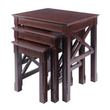 Winsome Xola Nesting Tables, Cappuccino Winsome