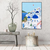 9 Packs Paint by Number for Adults, Scenery DIY Acrylic Oil Painting Paint by Numbers Kits on Canvas, Adults Paint by Numbers Kits Drawing Paintwork for Home Decor Gift Cityscape 12x16in KICHANG