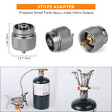 Odoland 3500W Windproof Camp Stove Camping Gas Stove with Fuel Canister Adapter, Piezo Ignition, Carry Case, Portable Collapsible Stove Burner for Outdoor Backpacking Hiking and Picnic Odoland