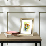 LUCKYLIFE 8x10 Picture Frame Set of 4, Rustic Farmhouse Picture Frames for Table or Wall Hanging LUCKYLIFE