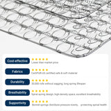 Avenco 6 Inch Twin Mattress, Foam and Spring Hybrid Mattress in a Box, Medium Soft, Breathable Fabric & Adaptive Support, CertiPUR-US Certified, Twin Size Mattress in Guest and Kids Bedroom Avenco