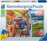 Ravensburger Rig Views - 500 Piece Large Format Jigsaw Puzzle | Unique Design with Softclick Technology | Ideal for Adults and Kids | Durable Pieces | Eco-Friendly Materials Ravensburger