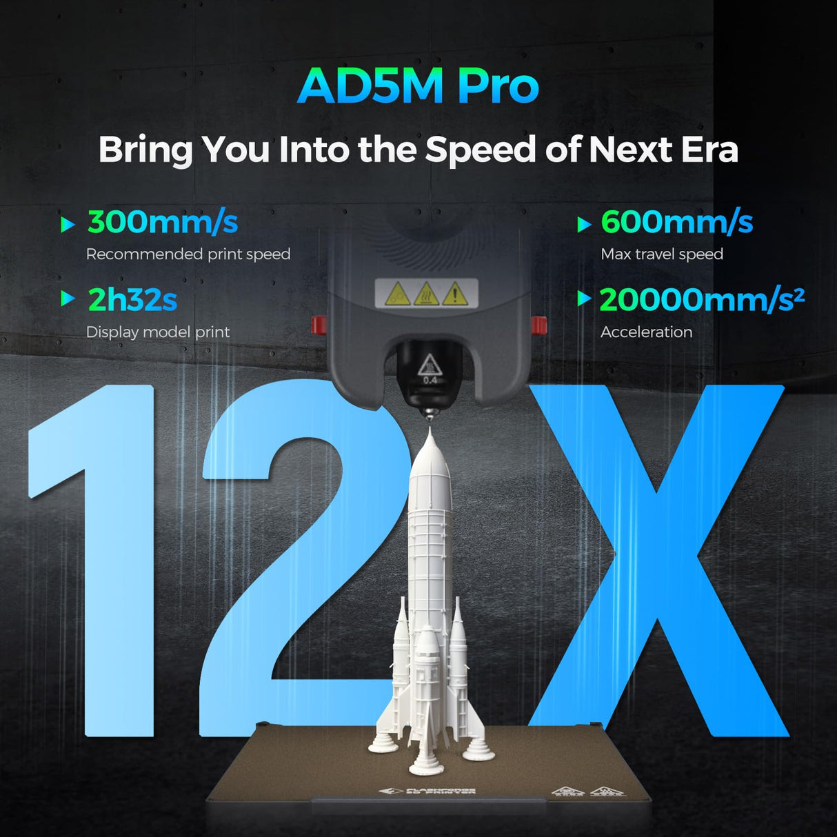 FLASHFORGE Adventurer 5M Pro 3D Printer, 600mm/s Max High-Speed 3D Printers with Auto Leveling, Dual Filtration System, Remote Monitoring, Quick Detachable Nozzle,Effective Cooling, Automatic Shutdown Voxelab