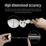 RESIONE Anti-Impact 3D Printer Resin – Nylon-Like, Tough and Wear-Resistant 3D Printing Liquid for High-Precision LCD/MSLA/DLP 3D Printing (White-Grey, 1KG) RI RESIONE