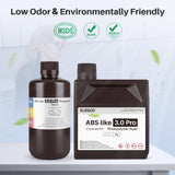 ELEGOO ABS-Like Resin 3.0 Pro, 3D Printer Resin with Low Viscosity and High Precision, 405nm Rapid UV-Curing Photopolymer Resin, 3D Resin for LCD/DLP 3D Printing, White 2000G ELEGOO
