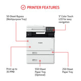 Canon Color imageCLASS MF751Cdw - Multifunction, Duplex, Wireless, Mobile-Ready Laser Printer with 3 Year Limited Warranty, White Canon