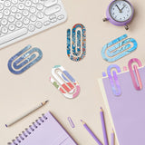 ToBeAce 12 Pcs Sublimation Paper Clips Jumbo Blanks, 4x2 Inch Acrylic Sublimation Paperclips Blanks Large, Personalized Paper Clips for Crafts, Gifts, Home, Office, School Use ToBeAce