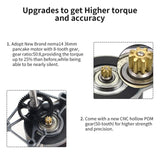 FYSETC CNC All Metal Sherpa Mini Extruder Light Weight Kit with 36 Moons Motor High Temperature Resistance Machined Part Compatible with Voron2.4 Ender-3 V2 CR-10 S Ender-2 Prusai3 FDM 3D Printers FYSETC