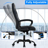 Gaming Chair Computer Chair Office Chair Ergonomic High Back Massage PC Desk Chair with Lumbar Support & Padded Armrest Racing Style Cheap Adjustable Swivel Chair for Women Men Adult, Camo Dkeli