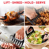 Culinary Couture Black Meat Shredder Claws - Bear Claws for Shredding Meat - Claws for Pulled Pork, Chicken Shredder Tool - Perfect for BBQ Gifts Culinary Couture