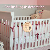 Wooden Baby Announcement Sign, Hello World Newborn Sign With Pen And Ink Pad, Birth Announcement Sign, Baby Name Announcement Sign Newborn for PDRYLY