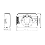 ToughBuilt 360 Degree Pocket Level - (TB-H2-L-4R) Black ToughBuilt
