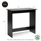 FURINNO Simplistic Study Table, Espresso Furinno