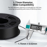 ANYCUBIC PETG Filament 1.75mm Bundle, 3D Printer Filament, Dimensional Accuracy +/- 0.02mm, Exceptional Toughness, Print with Most FDM 3D Printers, 1KG Spool, 4KG Black ANYCUBIC