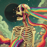 ShiCattle Skull Diamond Art Kits for Adults Beginners,DIY Full Round Drill Diamond Painting Kits Rainbow,Paint by Diamonds Dot Gem Art Crystal Easy,Home Wall Decor 13.7X 13.7Inch ShiCattle