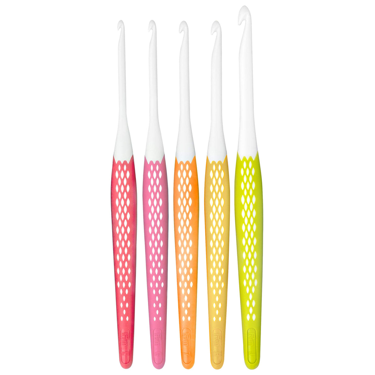 Prym Ergonomics Crochet Hook Set, Small (E, G, 7, H, J) Prym