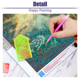 LWZAYS 5D Diamond Painting Kits for Adults, Lion Diamond Art Kits for Beginners, DIY Full Round Drill Gem Art Kit for Home Wall Decor and Adults Gift 35 * 35cm LWZAYS