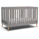 Delta Children Essex 4-in-1 Convertible Baby Crib, Grey with Natural Legs Delta Children