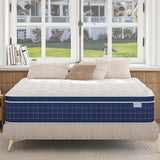 Queen Size Mattress, Upgrade Strengthen, 14 Inch Firm Hybrid Queen Mattress in a Box, Mattress Queen Size With Memory Foam and Independent Pocket Springs, Release Stress, Strong Edge Support EEN EEN SLEEP