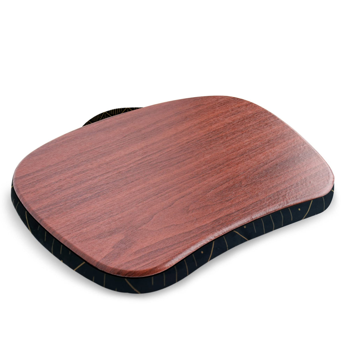 Jasenna Lap Laptop Desk - Portable Lap Desk with Pillow Cushion, Fits up to 15.6 inch Laptop for Home Office Students Use as Computer Laptop Stand, Book Tablet(1-Dark Brown) Jasenna