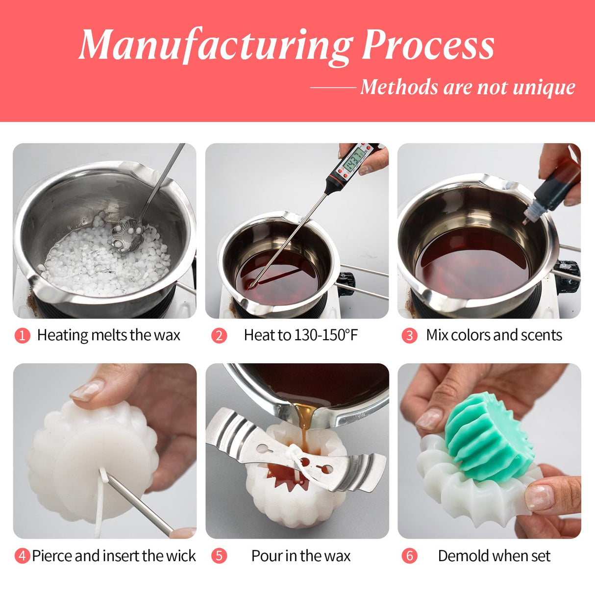 MGLIFEUL 10Pcs Succulent Cactus Plant Flower Silicone Resin Candle Soap Mold for Scented Candles Resin Soap Making Molds 3D Silicone Shapes Moldes De Silicona para Velas Artesanales De Silicona MGLIFEUL