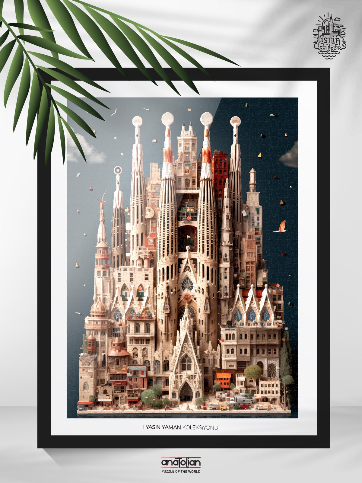 Anatolian Puzzle - La Sagrada Familia, 1000 Piece Puzzle, #1163 Anatolian