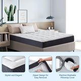 ONENICE 8 Inch Full Mattress in a Box, Breathable Gel-Memory Foam Plus Pillowtop Mattress for Pressure Relief, CertiPUR-US Certified Bed in a Box, Fiberglass-Free ONENICE