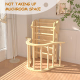 UROSULO Indoor Toddler Climbing Toys, Multifunction Pikler Triangle and Arch with Ramp, Climbing Triangle Arch Playground Set, Montessori Triangle Climbing Toys for Toddlers, Montessori Climbing Toys UROSULO