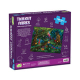Peaceable Kingdom Twilight Fairies Puzzle – 100-Pc. Seek & Find Glow Puzzle for Kids Ages 6 & Up – Included Blacklight Reveals Hidden Items – Great for Home or Classrooms Peaceable Kingdom
