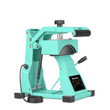 Hat Heat Press Machine for Caps with 2pcs Interchangeable Platens(6.7"x3.8", 6.7"x2.5"), Cap Heat Press for Stuctured Hats and HTV Iron On and Sublimation Projects, Heat Transfer Printing for Caps Delclynee