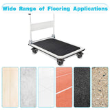 Nefish 4-Inch Heavy Duty Casters Set of 4, Industrial Grade Casters Wheels 7000 LBS, Low Gravity Plate Swivel Caster with Brake, Sturdy & Corrosion-Resistant Nylon Wheels for Industrial, Equipment Nefish