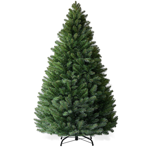 GTRACING 6.5ft Christmas Tree, Artificial Xmas Tree with 1000 Branch Tips Holiday Party Decorations 1 Minute Christmas Tree for Home Office Easy Assembly, Metal Hinges & Foldable Base