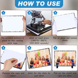 Gersoniel 2 Pieces Sublimation Blank Slate Rock Stone Photo Frame Heat Transfer Rectangular Picture Frame with Display Holder for Heat Press Machine (3.9 x 5.9 Inch) Gersoniel