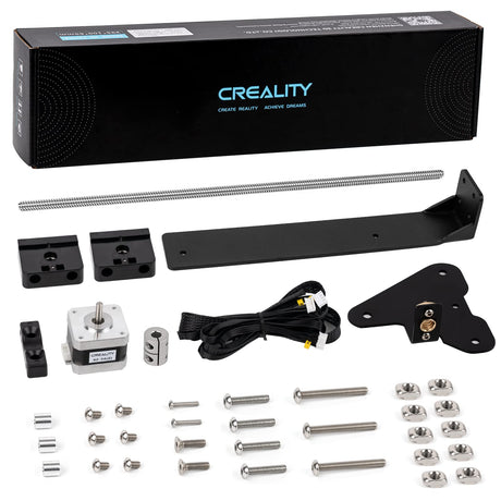 Creality 3D Printer Ender 3 Dual Z-axis Upgrade Kit with Lead Screw, Metal Power Supply Holder and Stepper Motor, 3D Printers Dual Screw Rod Upgrades Kit for Ender 3, Ender 3 Pro, Ender 3 V2 Creality
