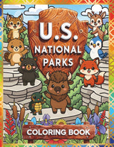 U.S. NATIONAL PARKS - COLORING BOOK (WILDLIFE & NATURE SERIES) Majosta