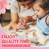 yuegool 6PCS Punch Needle Coaster Kit,Easy DIY Embroidery Set for Beginners, Kids & Adults with Patterns, Tools, Yarns, Hoop, Instructions & Coaster Holder yuegool