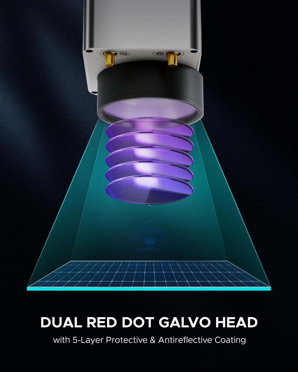OMTech 30W Fiber Laser Marking Machine with LightBurn | 5.9"x5.9" Area | 0.01mm Precision | Dual Red Dot Locator | 100,000+ Hours Lifespan | Engraving for Metal, Aluminum, Steel, Gold, Silver OMTech