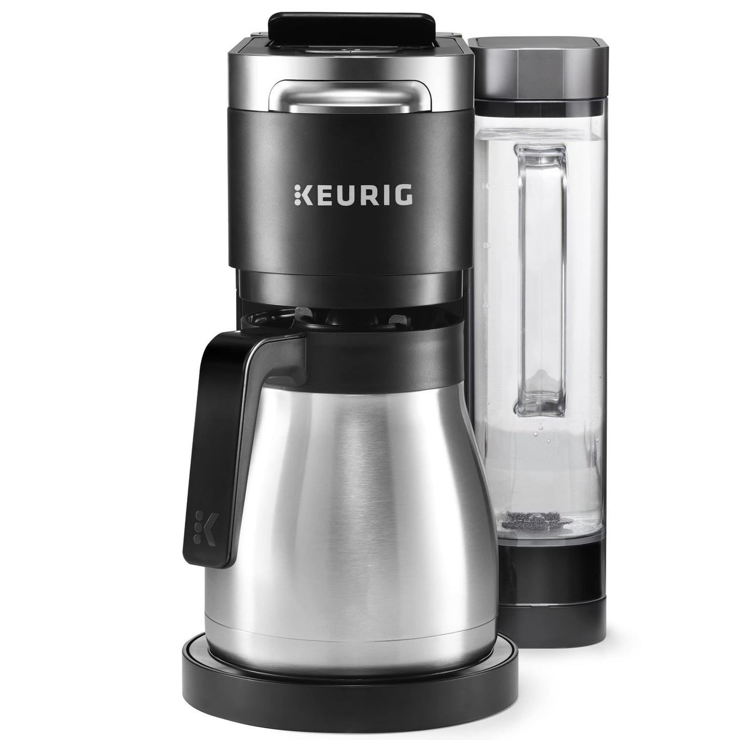 Keurig K-Duo Plus Single Serve & Carafe Coffee Maker, Multi-Position 60oz Removable Reservoir, Programmable Auto Brew Carafe, Black