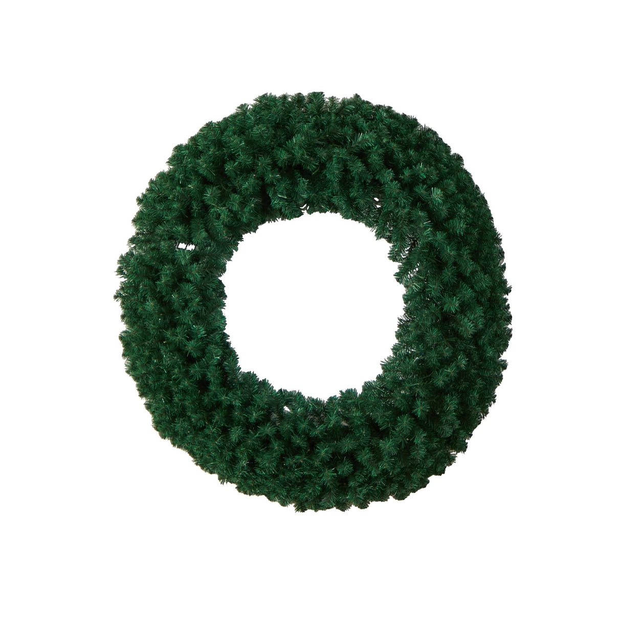 Nearly Natural 48in. Large Artificial Christmas Wreath with 714 Bendable Branches and 200 Warm White LED Lights Nearly Natural