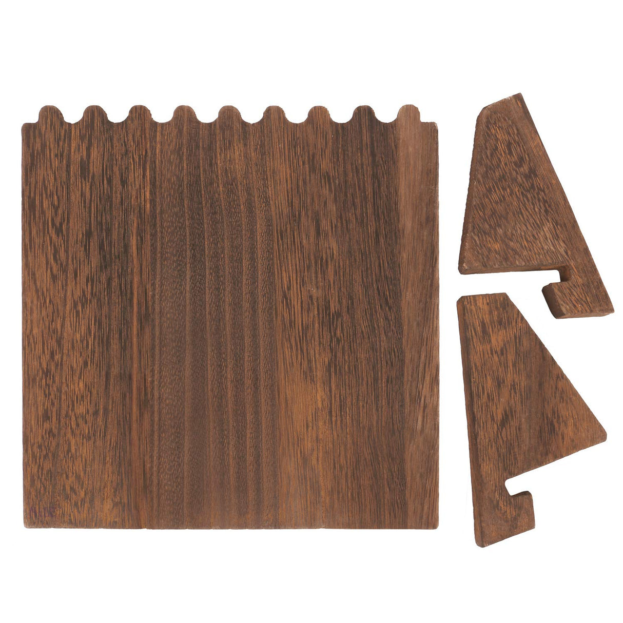 MOOCA Portable Wooden Plank Necklace Jewelry Stand for 8 Necklaces, Necklace Stand, Wood Plank Necklace Display Stand, Necklace Storage Holder, Jewelry Display Stand, Brown Color MOOCA