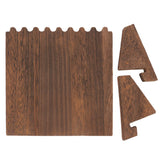 MOOCA Portable Wooden Plank Necklace Jewelry Stand for 8 Necklaces, Necklace Stand, Wood Plank Necklace Display Stand, Necklace Storage Holder, Jewelry Display Stand, Brown Color MOOCA